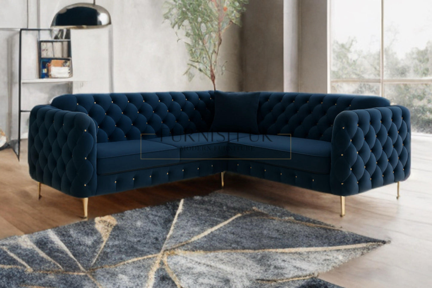Italian Chesterfield 1C2 (Corner Sofa )