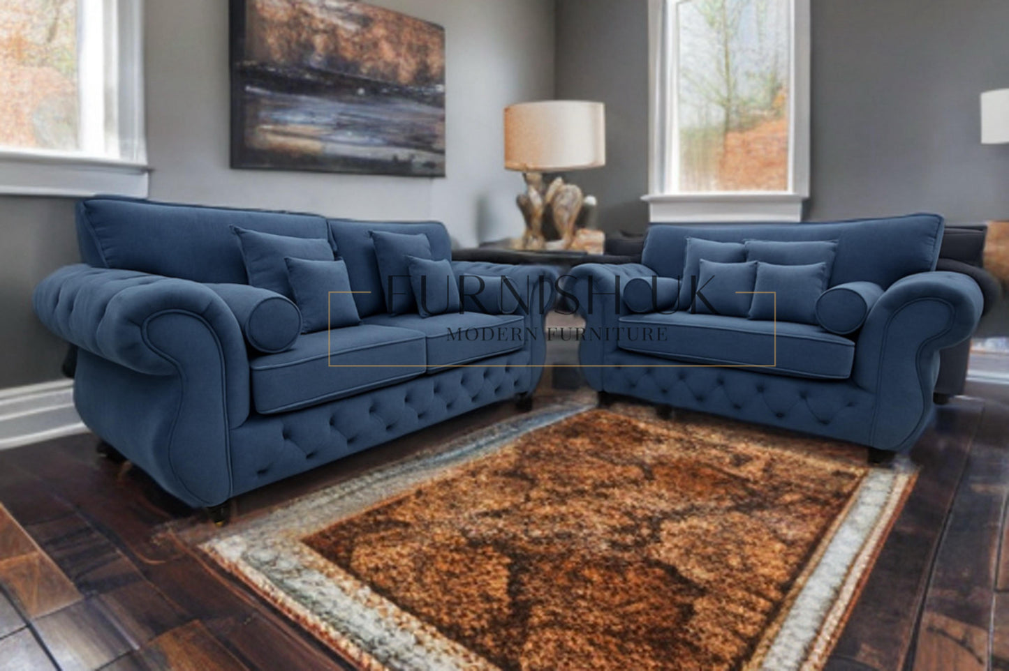 Rio Chesterfield (3+2 Seater Sofa )