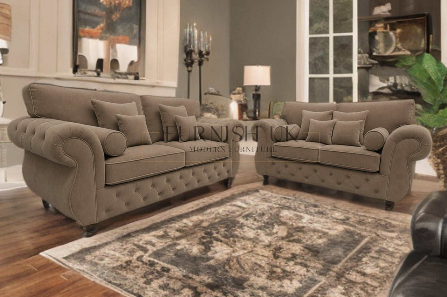 Rio Chesterfield (3+2 Seater Sofa )