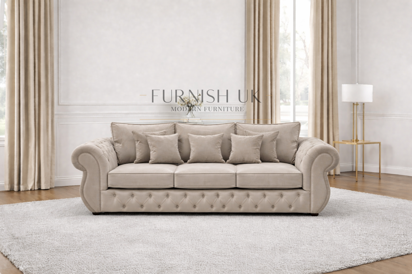 Rio Chesterfield (4 Seater Sofa )