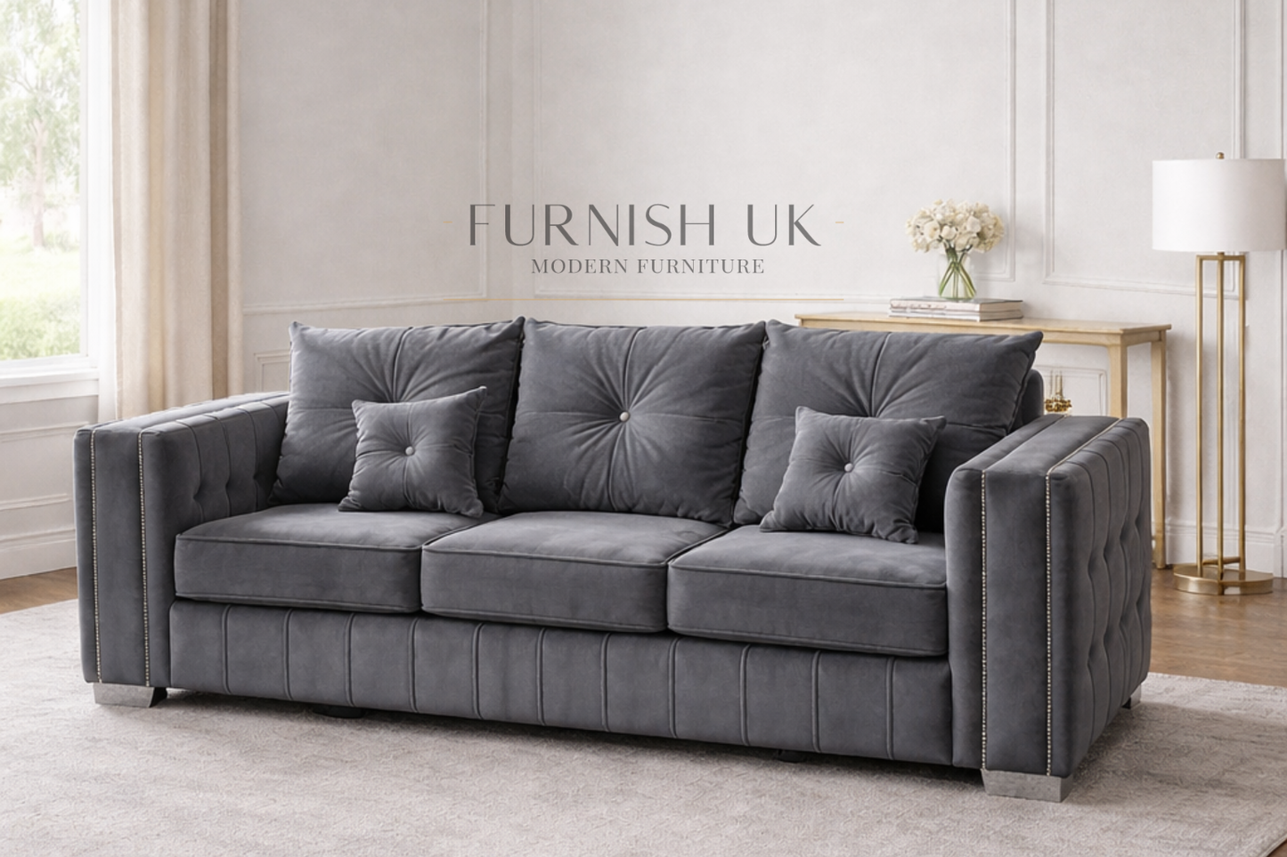 Hinda Sofa (4 Seater Sofa)