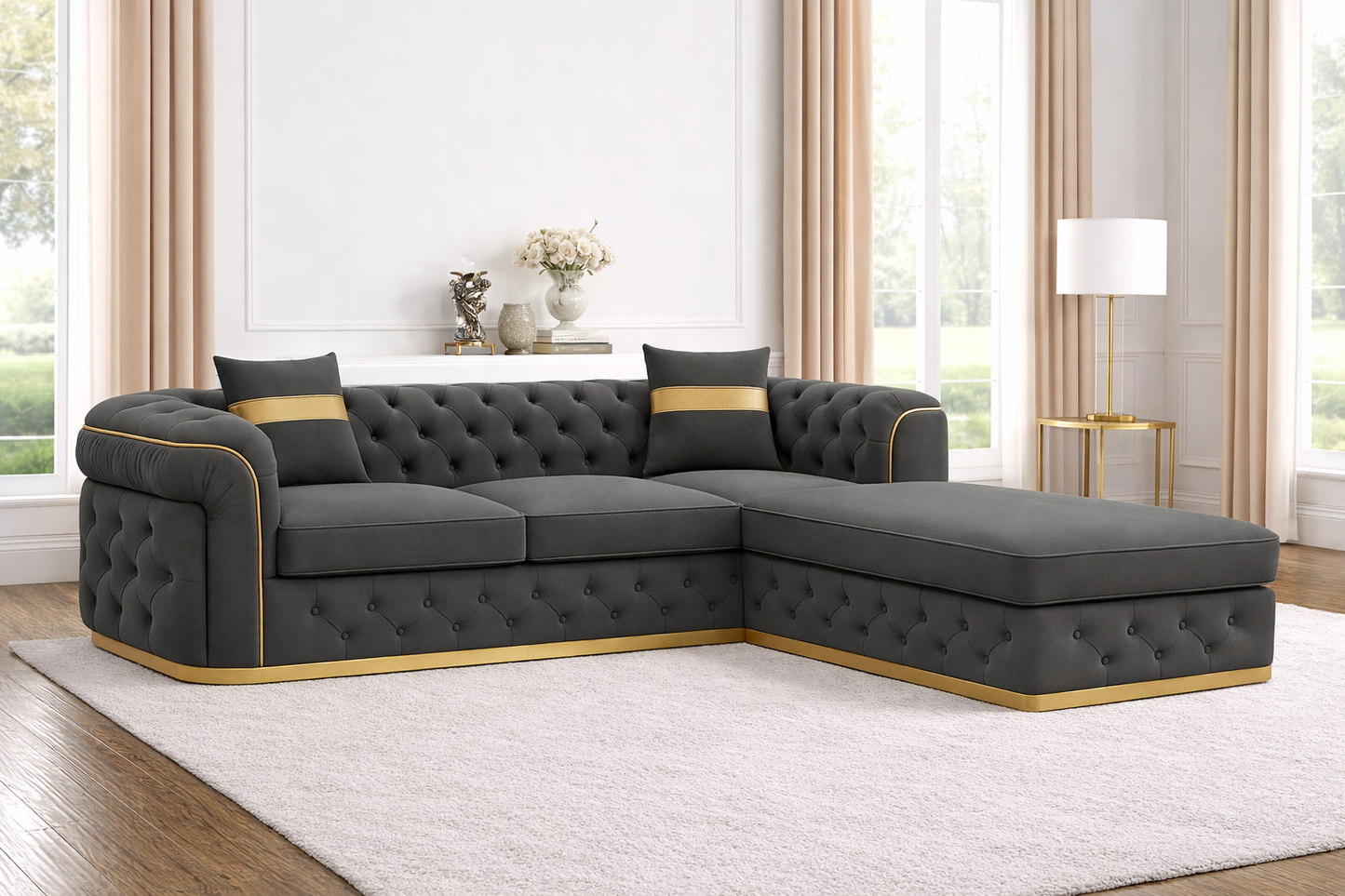 Turkish Ambassador Sofa ( L Shape )