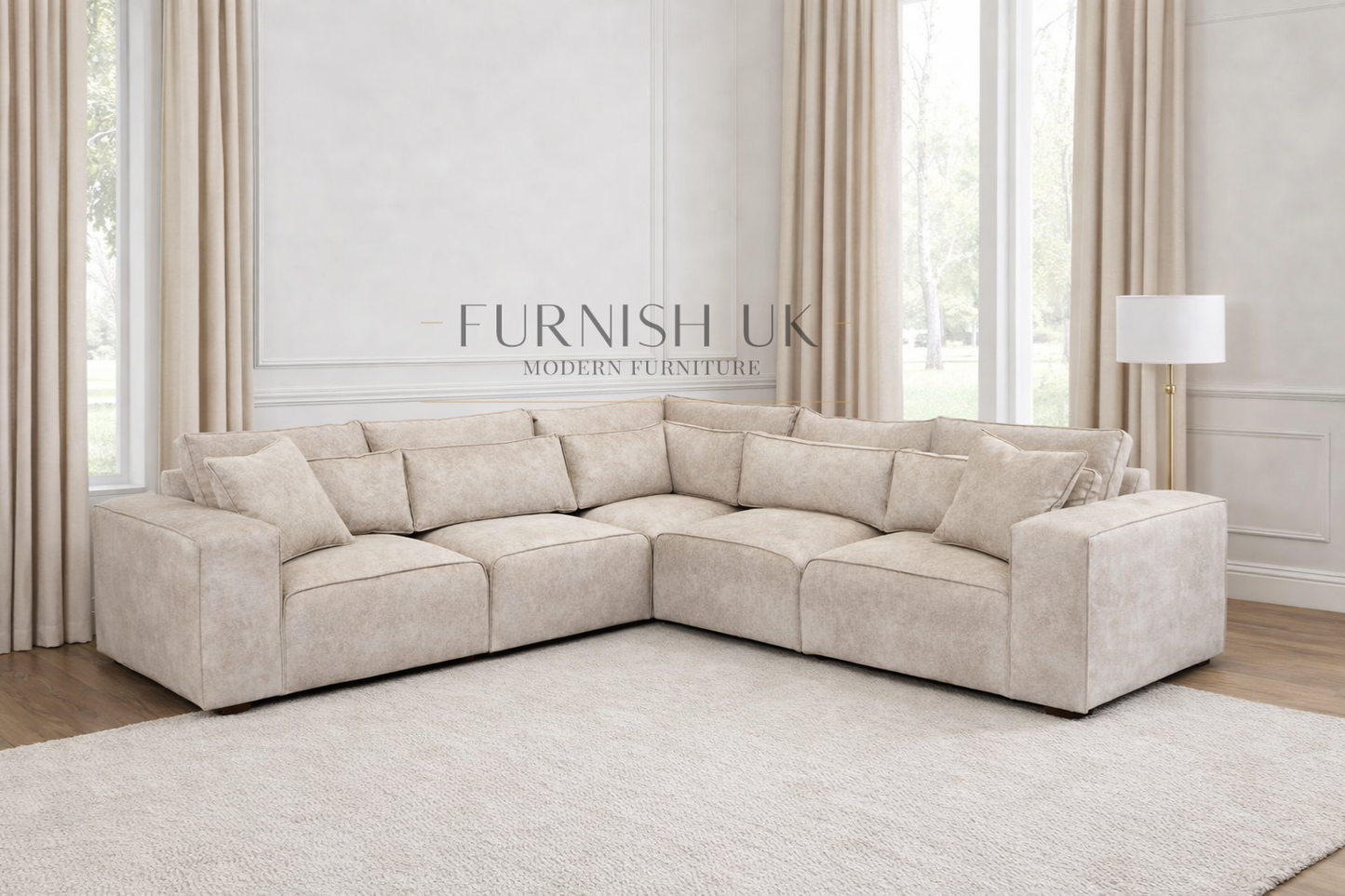 Furnish Luxury ( Corner Sofa )