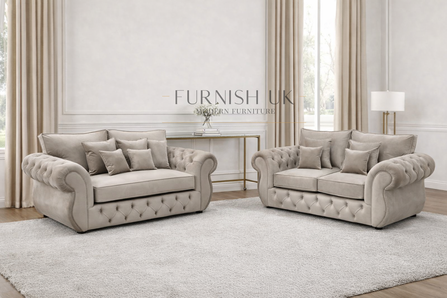 Rio Chesterfield (3+2 Seater Sofa )