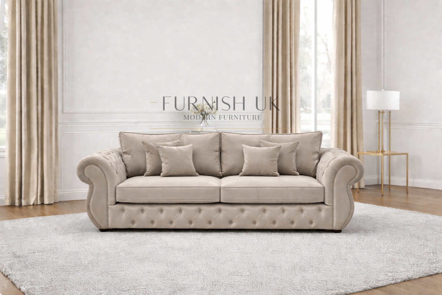 Rio Chesterfield (3 Seater Sofa )