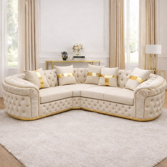 (Turkish Ambassador 1C2 Corner Sofa )